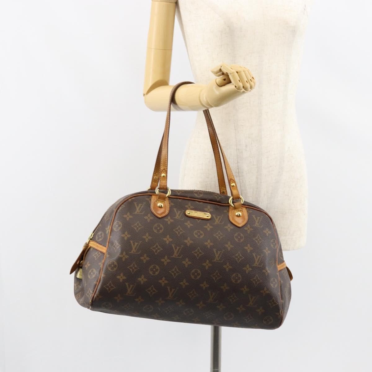LOUIS VUITTON Monogram Montorgueil GM Shoulder Bag M95566 LV Auth 155166