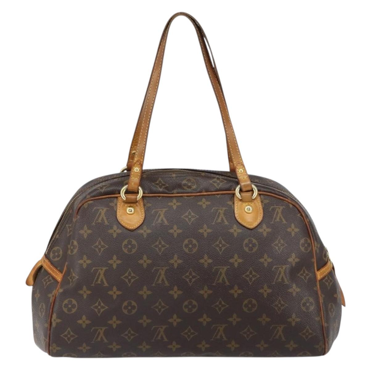 LOUIS VUITTON Monogram Montorgueil GM Shoulder Bag M95566 LV Auth 155166