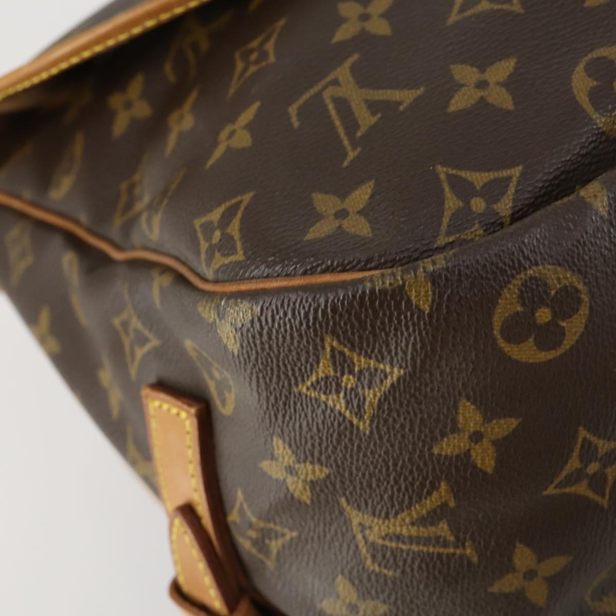 LOUIS VUITTON Monogram Saumur 35 Shoulder Bag M42254 LV Auth 155167