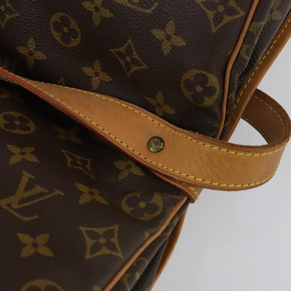 LOUIS VUITTON Monogram Saumur 35 Shoulder Bag M42254 LV Auth 155167