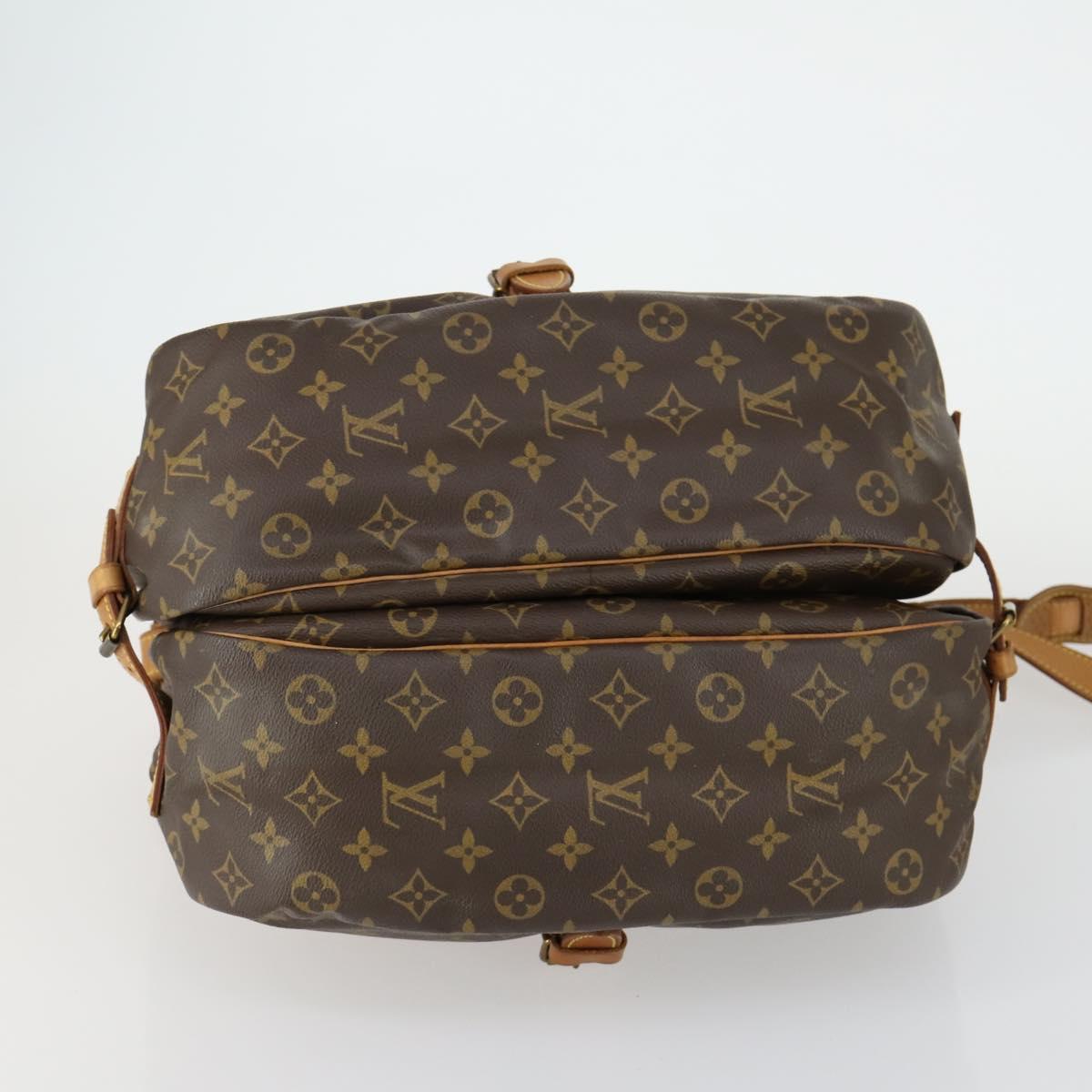 LOUIS VUITTON Monogram Saumur 35 Shoulder Bag M42254 LV Auth 155167