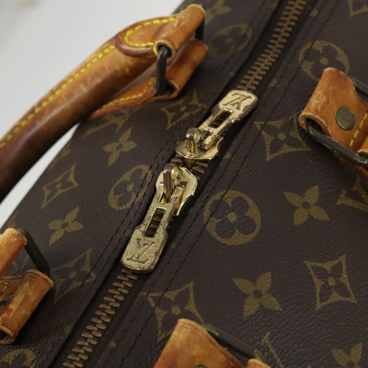 LOUIS VUITTON Monogram Keepall Bandouliere 45 Boston Bag M41418 LV Auth 155169