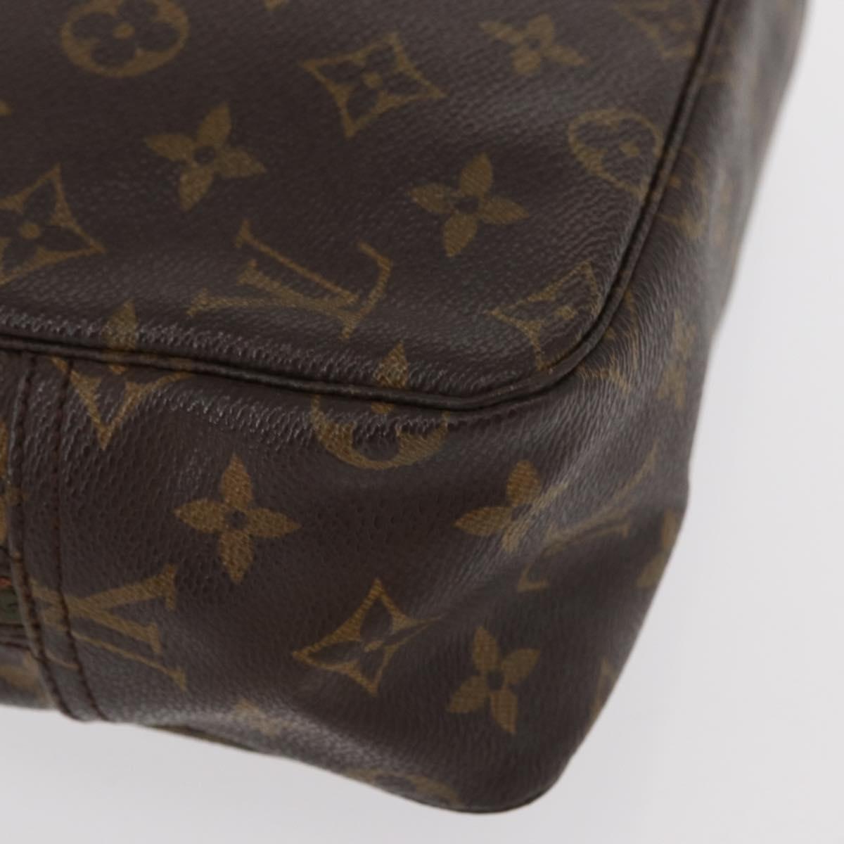 LOUIS VUITTON Monogram Trousse Toilette 28 Clutch Bag M47522 LV Auth 155172