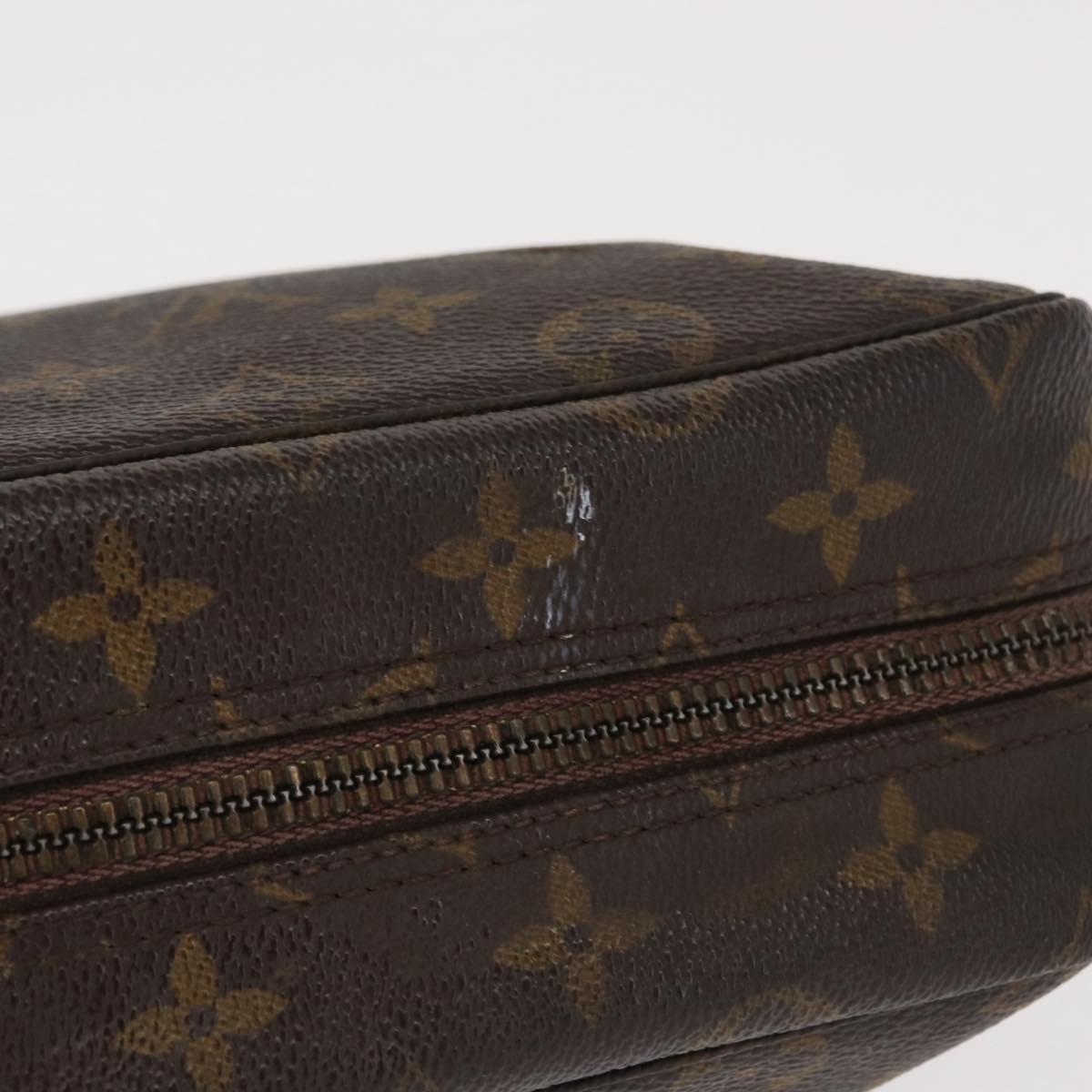 LOUIS VUITTON Monogram Trousse Toilette 28 Clutch Bag M47522 LV Auth 155172