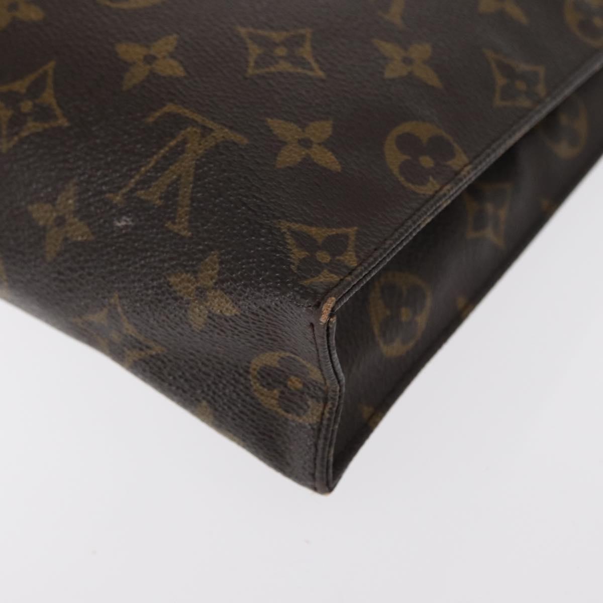 LOUIS VUITTON Monogram Poche Toilette 26 Pouch M47542 LV Auth 155174