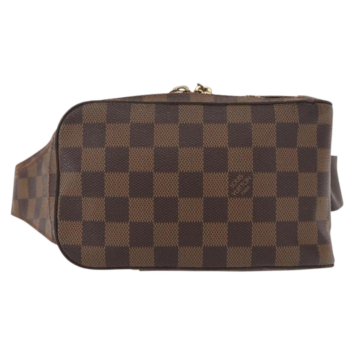 LOUIS VUITTON Damier Ebene Geronimos Shoulder Bag N51994 LV Auth 155179