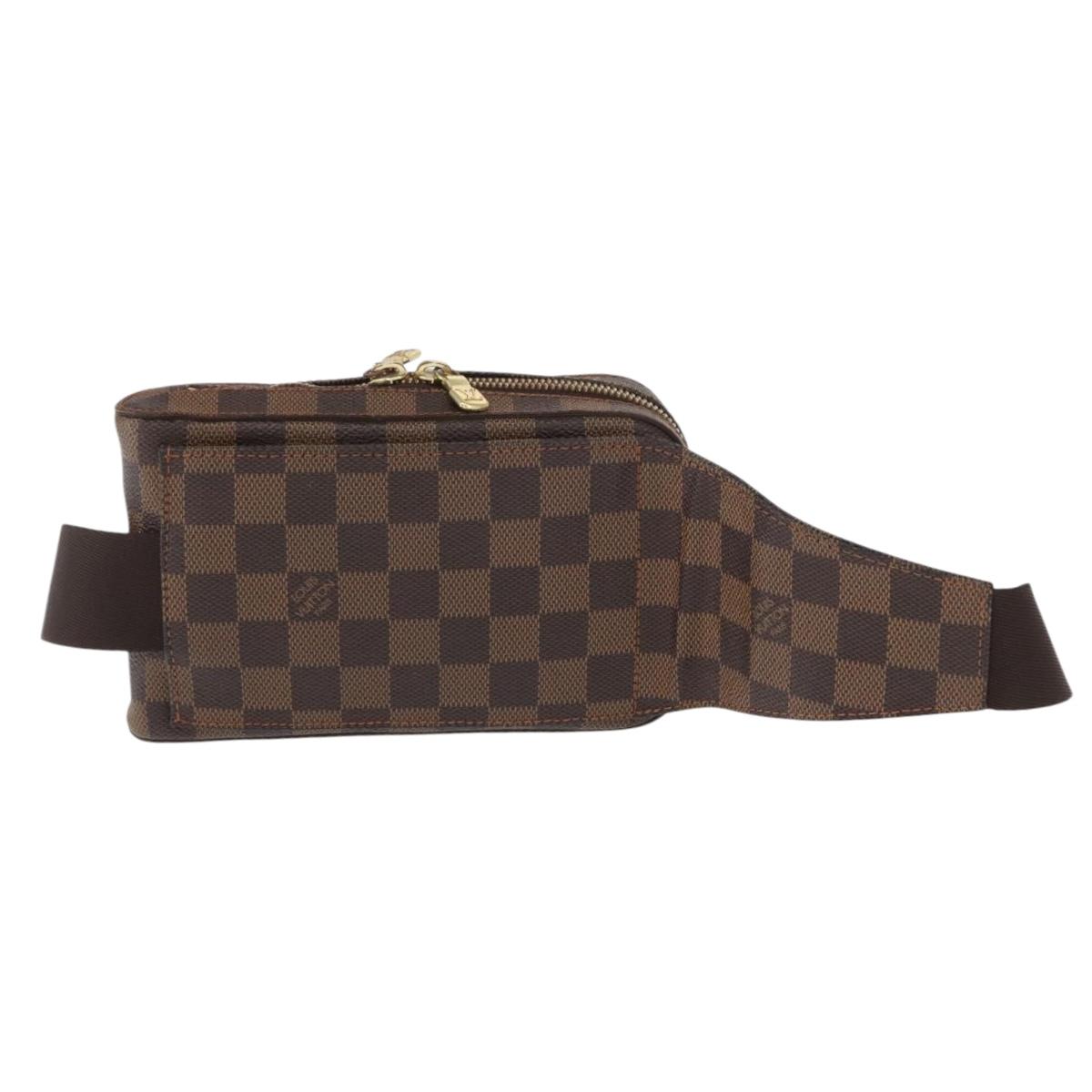 LOUIS VUITTON Damier Ebene Geronimos Shoulder Bag N51994 LV Auth 155179