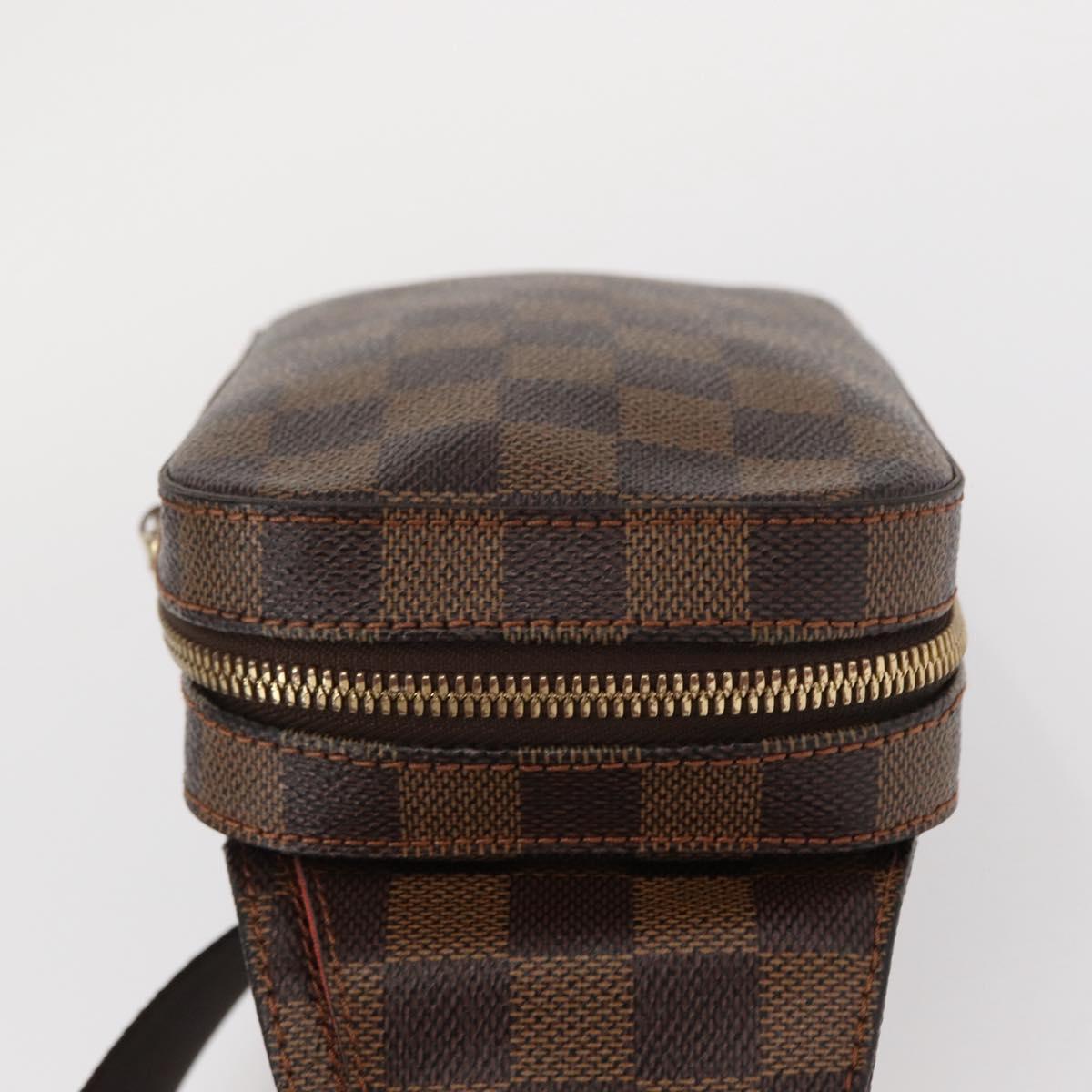 LOUIS VUITTON Damier Ebene Geronimos Shoulder Bag N51994 LV Auth 155179