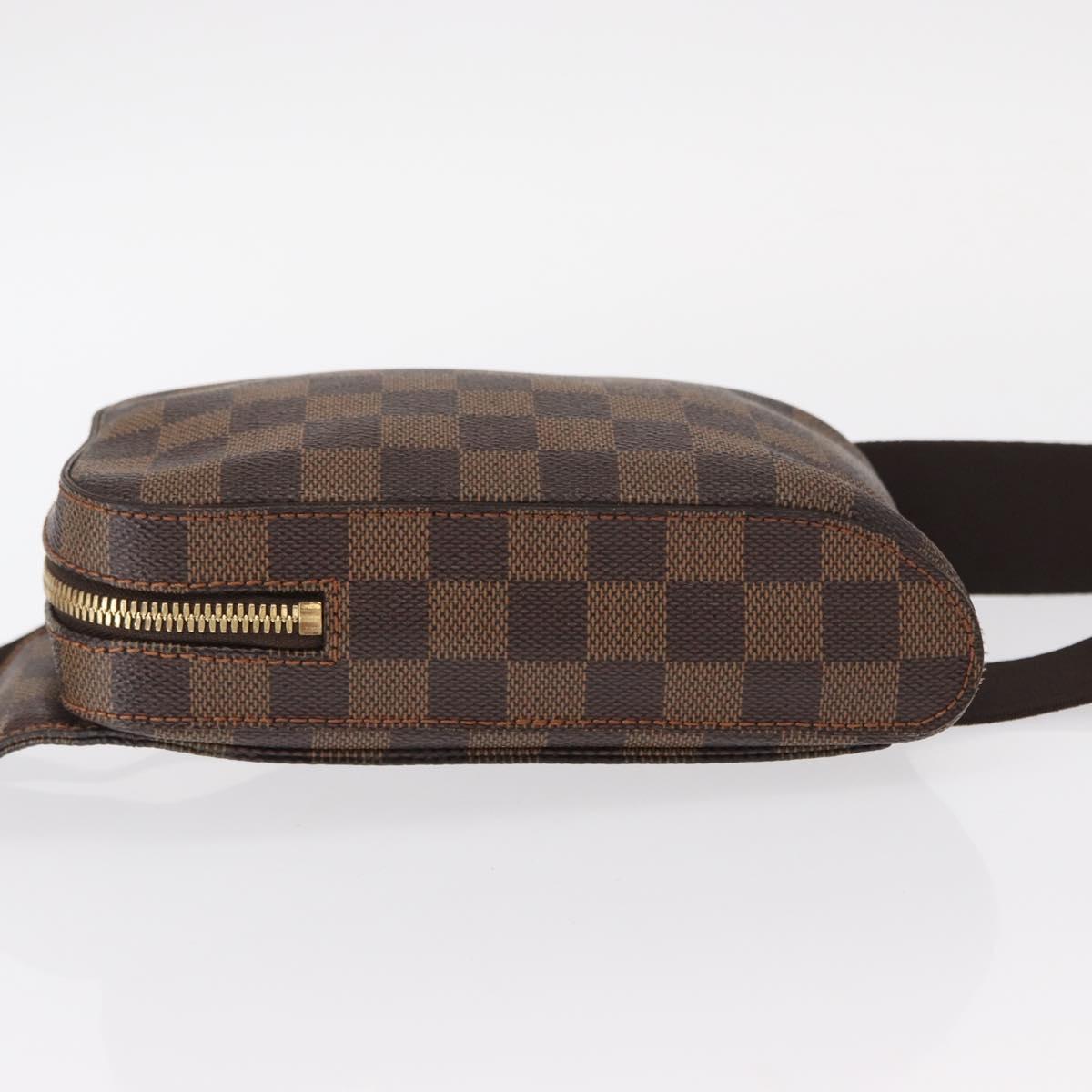 LOUIS VUITTON Damier Ebene Geronimos Shoulder Bag N51994 LV Auth 155179