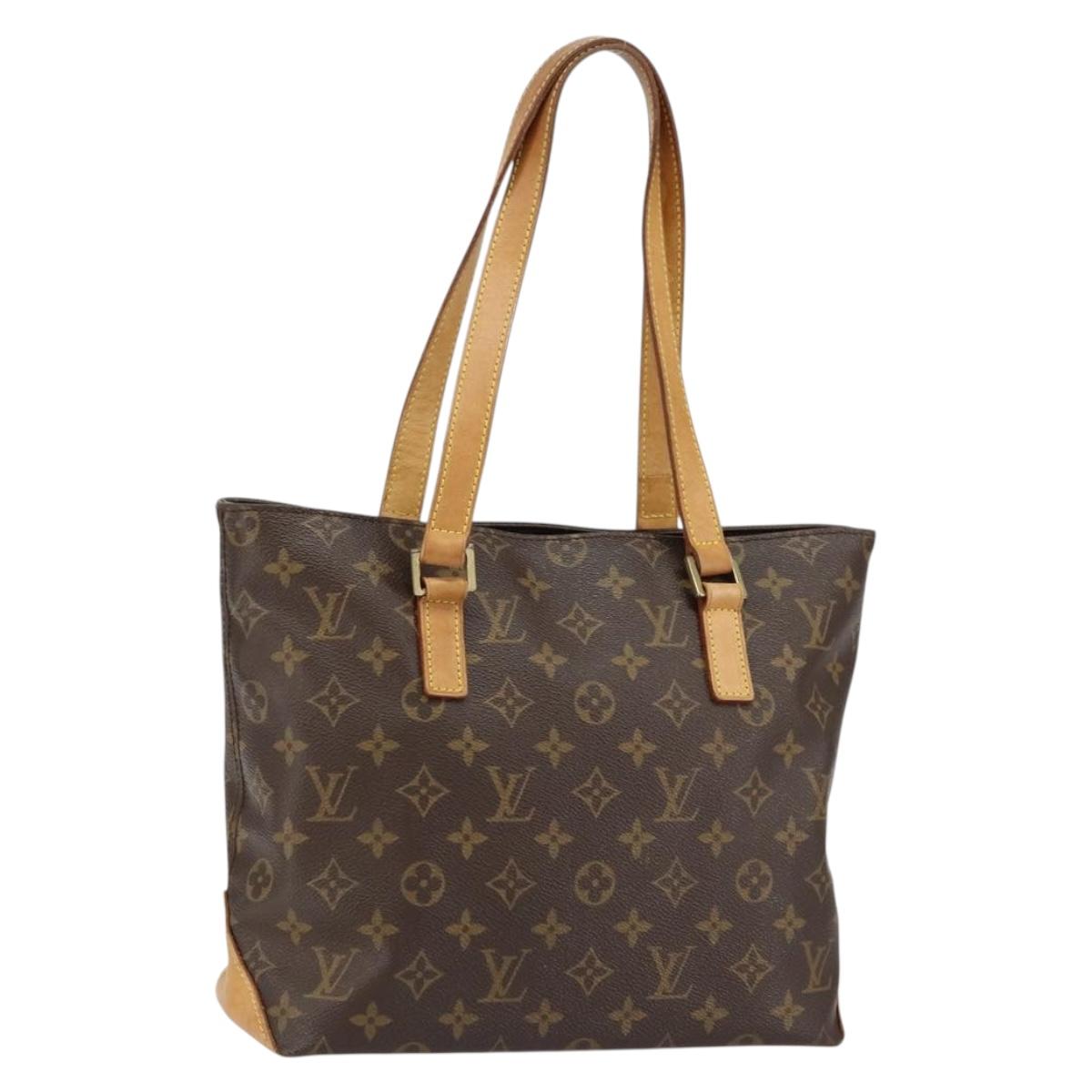 LOUIS VUITTON Monogram Cabas Piano Tote Bag M51148 LV Auth 155181