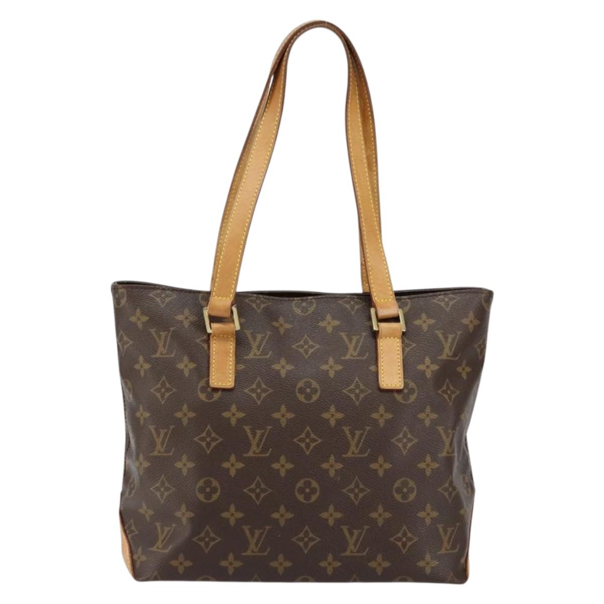 LOUIS VUITTON Monogram Cabas Piano Tote Bag M51148 LV Auth 155181