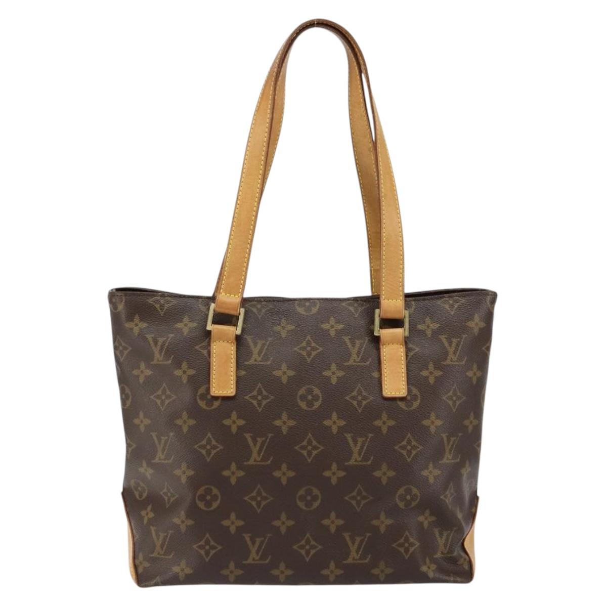 LOUIS VUITTON Monogram Cabas Piano Tote Bag M51148 LV Auth 155181