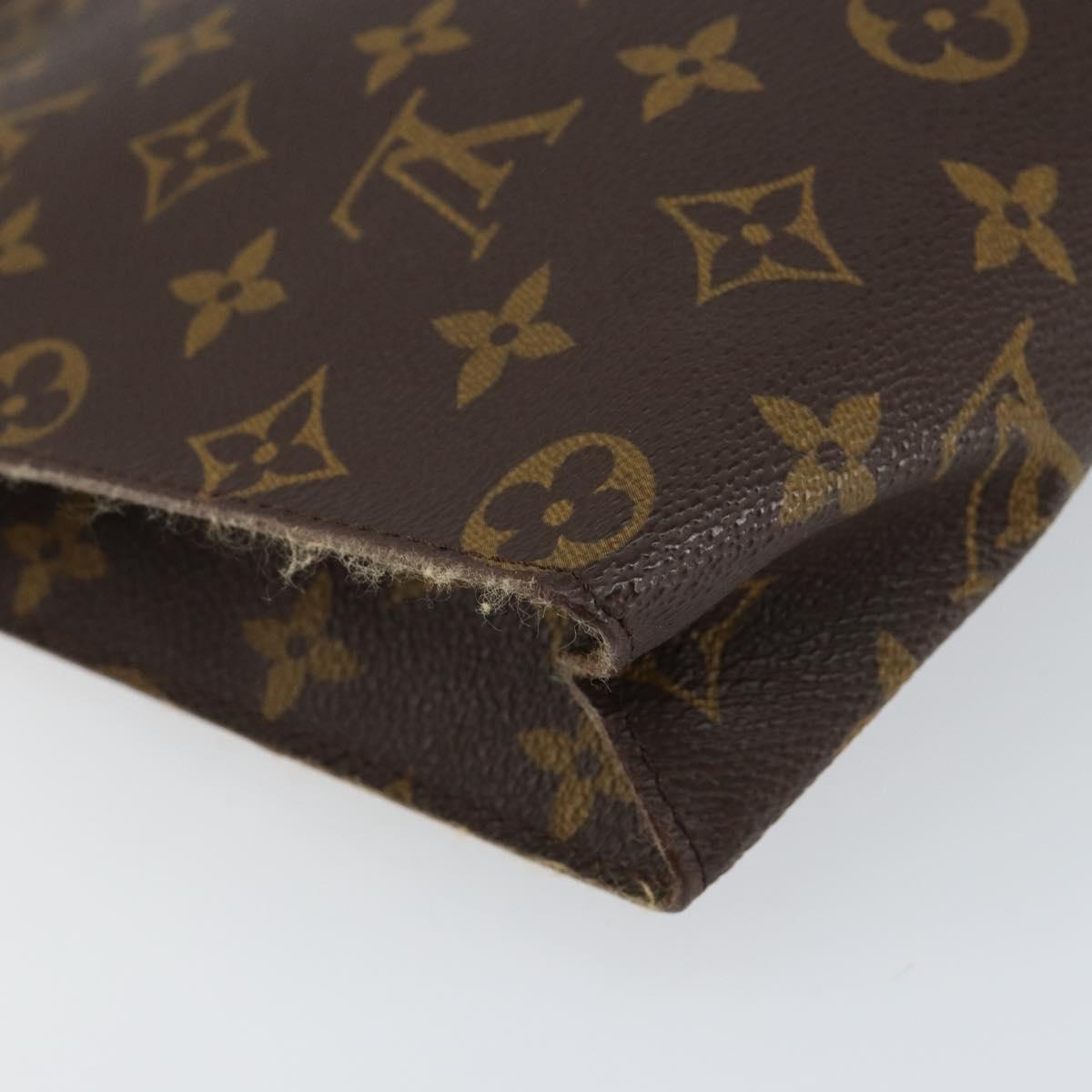 LOUIS VUITTON Monogram Poche Toilette 26 Pouch M47542 LV Auth 155182