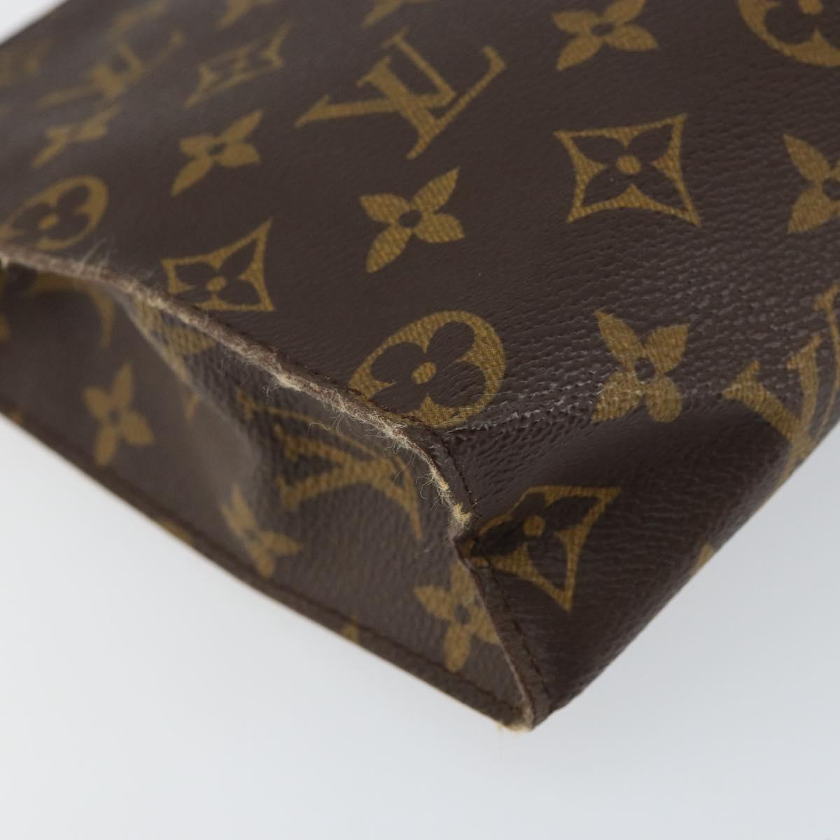 LOUIS VUITTON Monogram Poche Toilette 26 Pouch M47542 LV Auth 155182