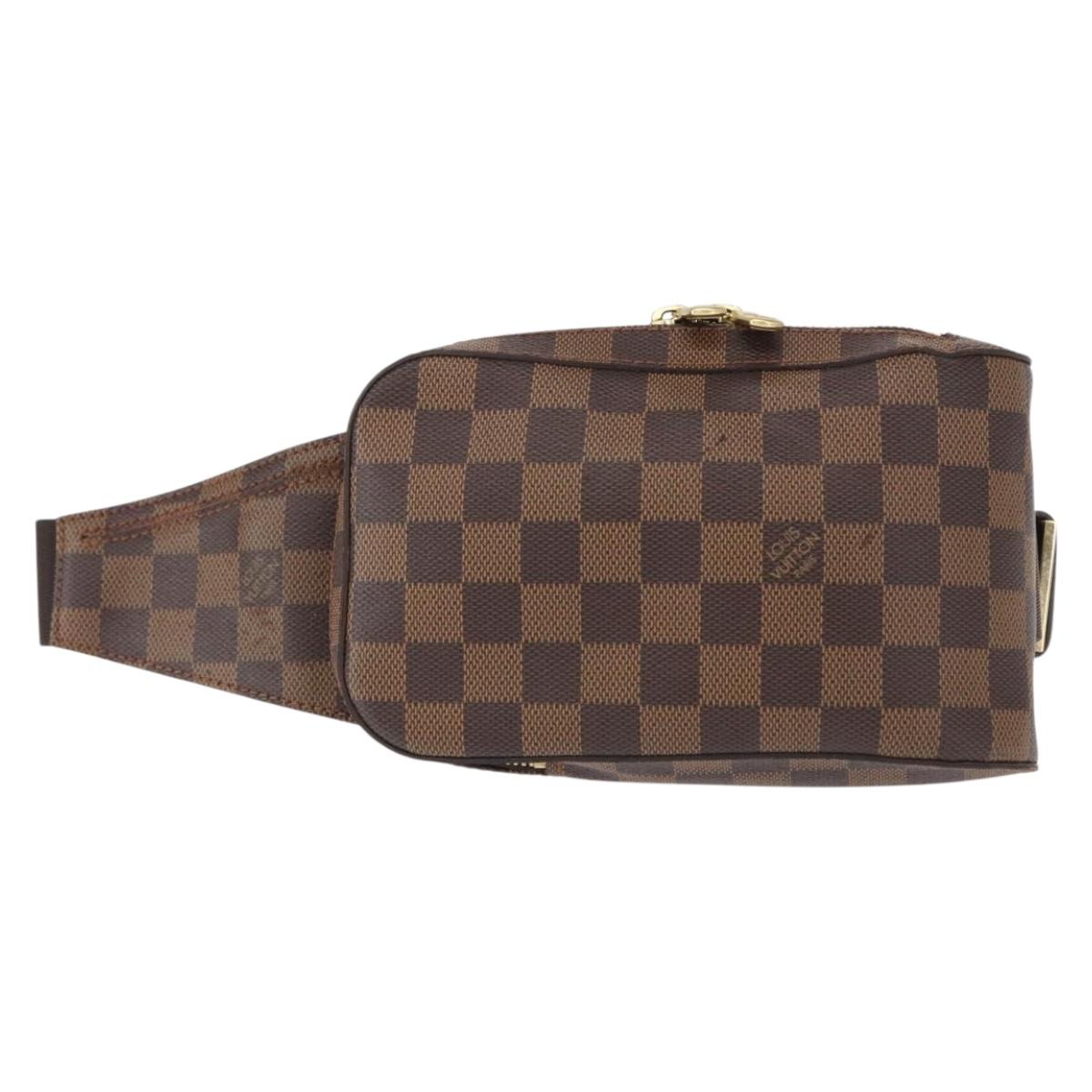 LOUIS VUITTON Damier Ebene Geronimos Shoulder Bag N51994 LV Auth 155185