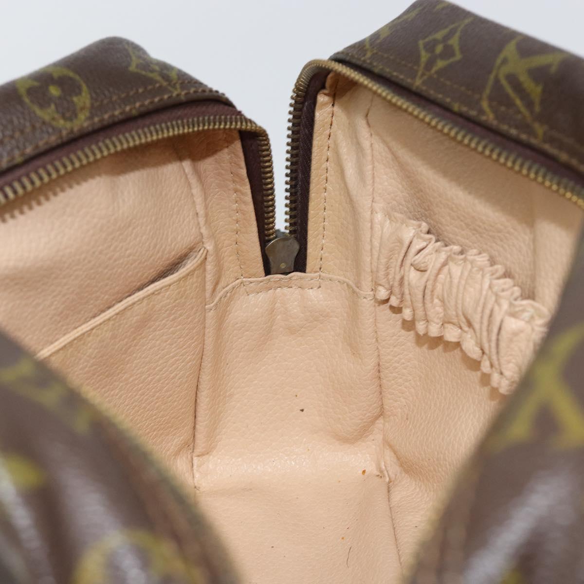 LOUIS VUITTON Monogram Trousse Toilette 28 Clutch Bag M47522 LV Auth 155186