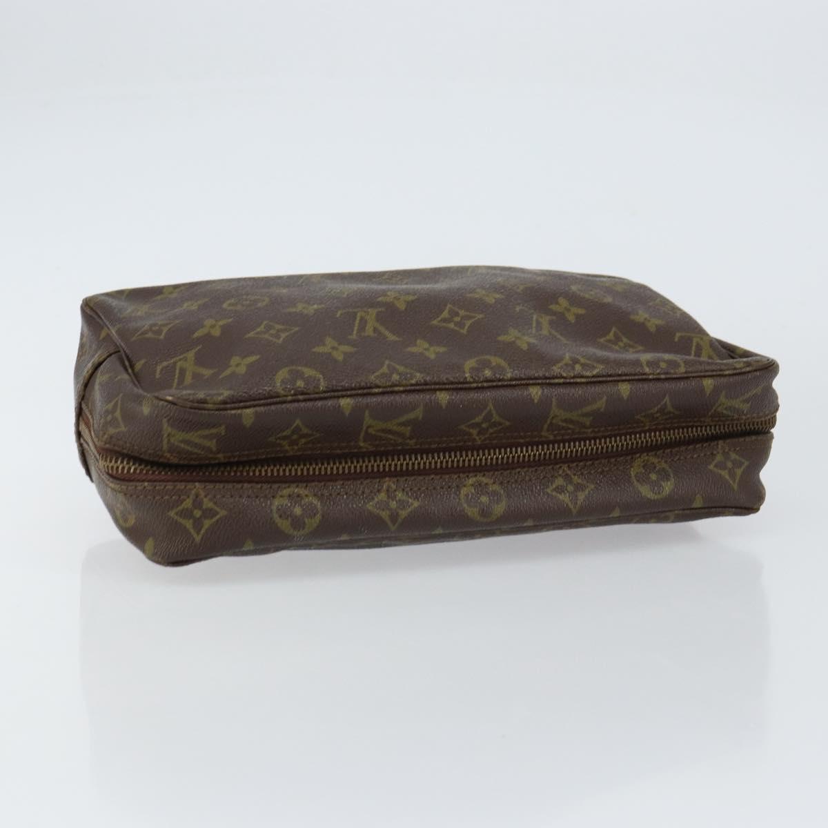 LOUIS VUITTON Monogram Trousse Toilette 28 Clutch Bag M47522 LV Auth 155186