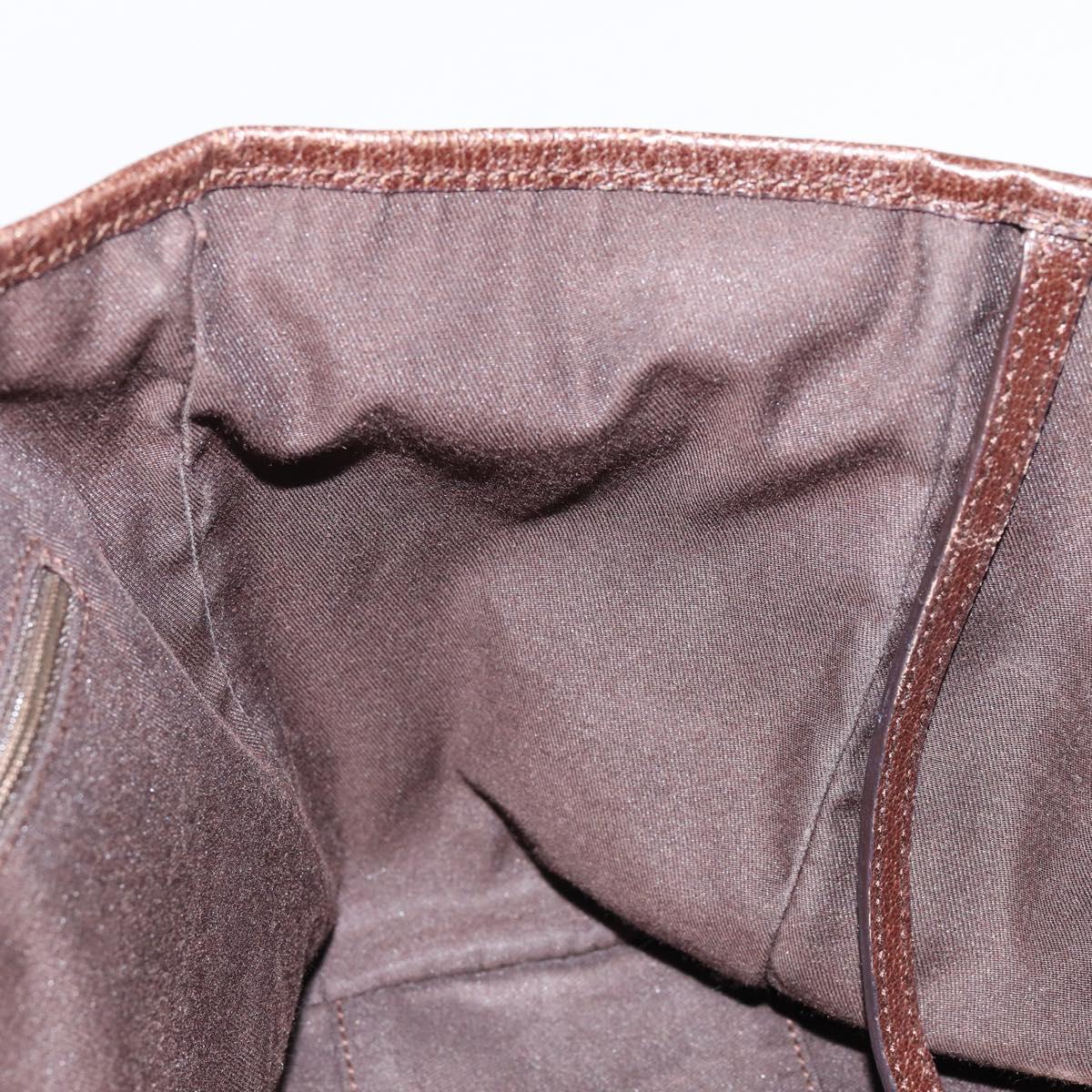 GUCCI GG Canvas Web Sherry Line Hand Bag Beige Red Green 145810 Auth 155191