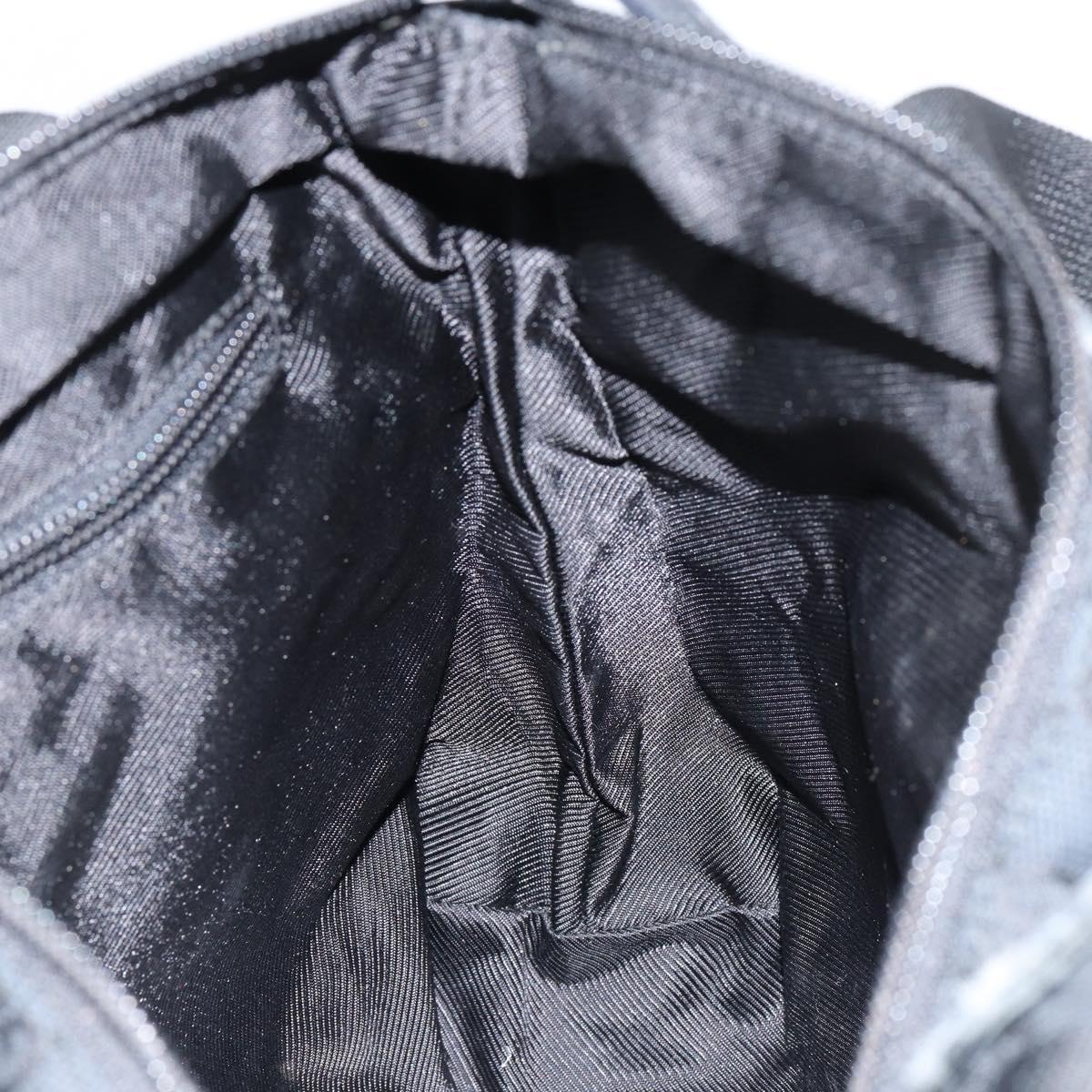 GUCCI GG Canvas Hand Bag Black 019 0402 Auth 155192