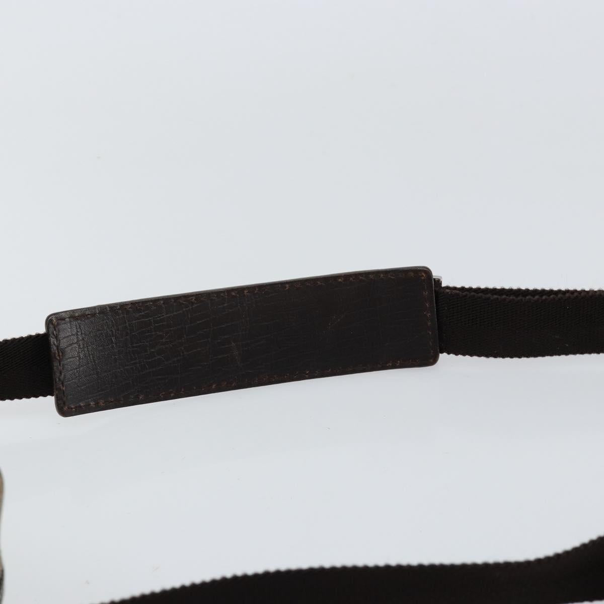 GUCCI GG Supreme Shoulder Bag PVC Beige Silver 114291 Auth 155206