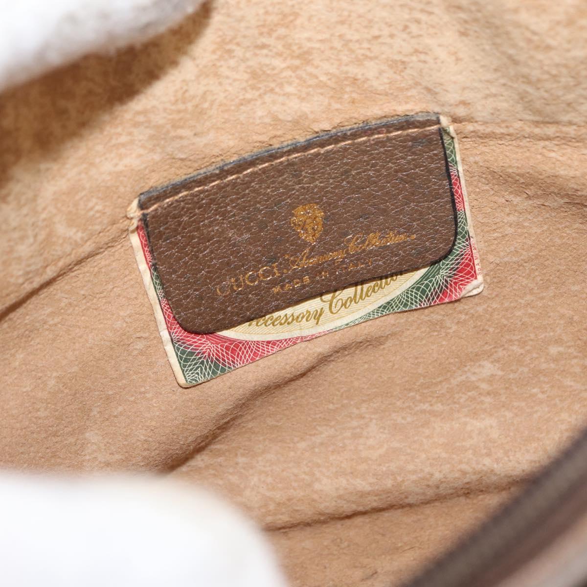 GUCCI GG Supreme Shoulder Bag PVC Beige 904 02 020 Auth 155207