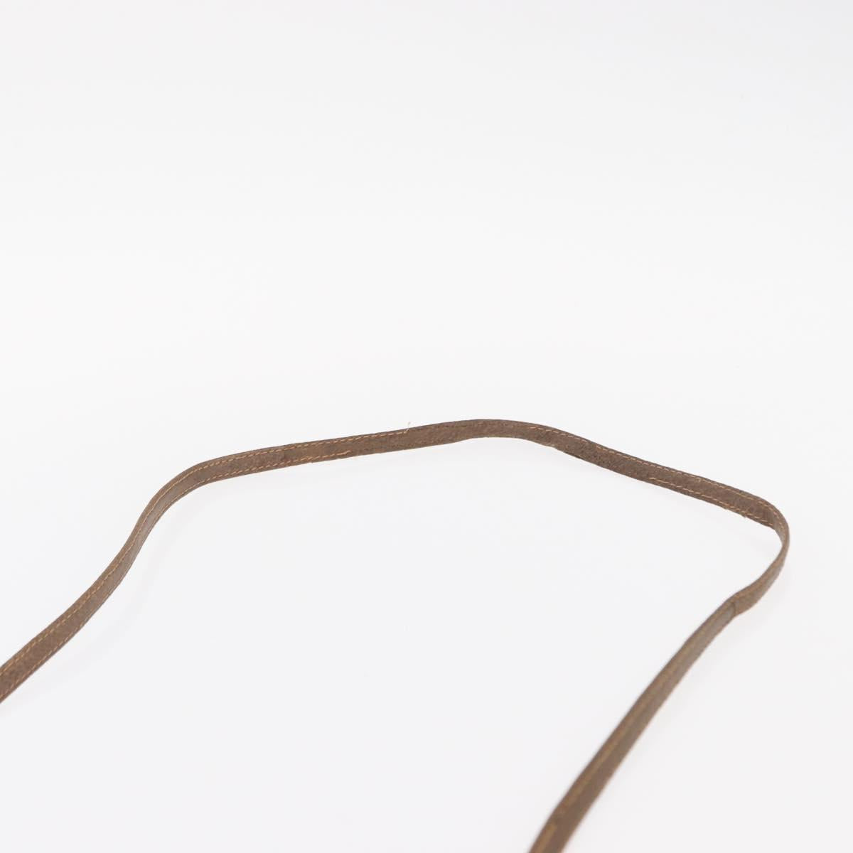 GUCCI GG Supreme Shoulder Bag PVC Beige 904 02 020 Auth 155207