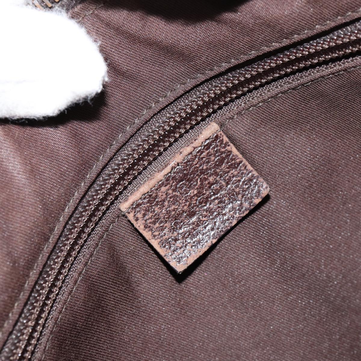 GUCCI GG Canvas Web Sherry Line Shoulder Bag Beige Red Green 181092 Auth 155208