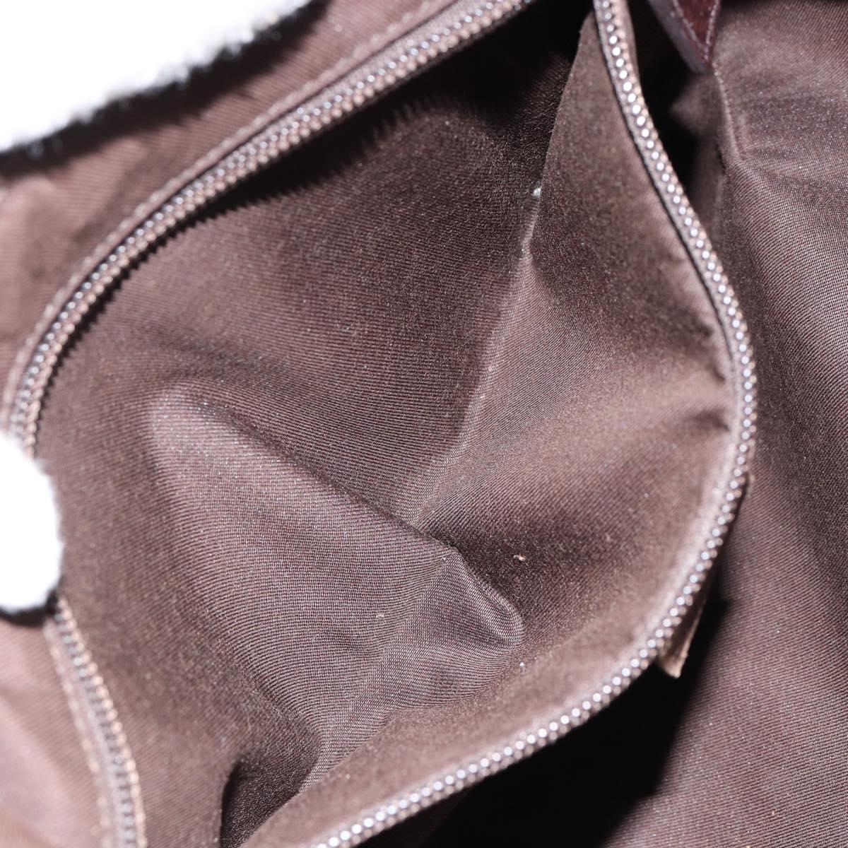 GUCCI GG Canvas Web Sherry Line Shoulder Bag Beige Red Green 181092 Auth 155208