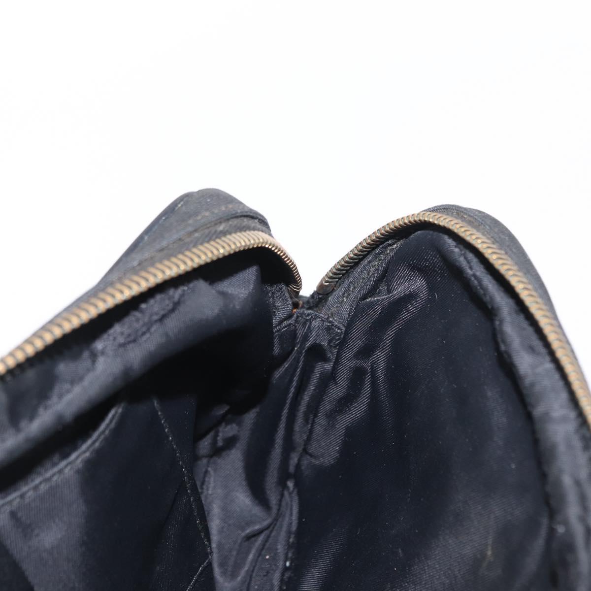 GUCCI Guccissima Waist bag Nylon Black 162417 Auth 155211