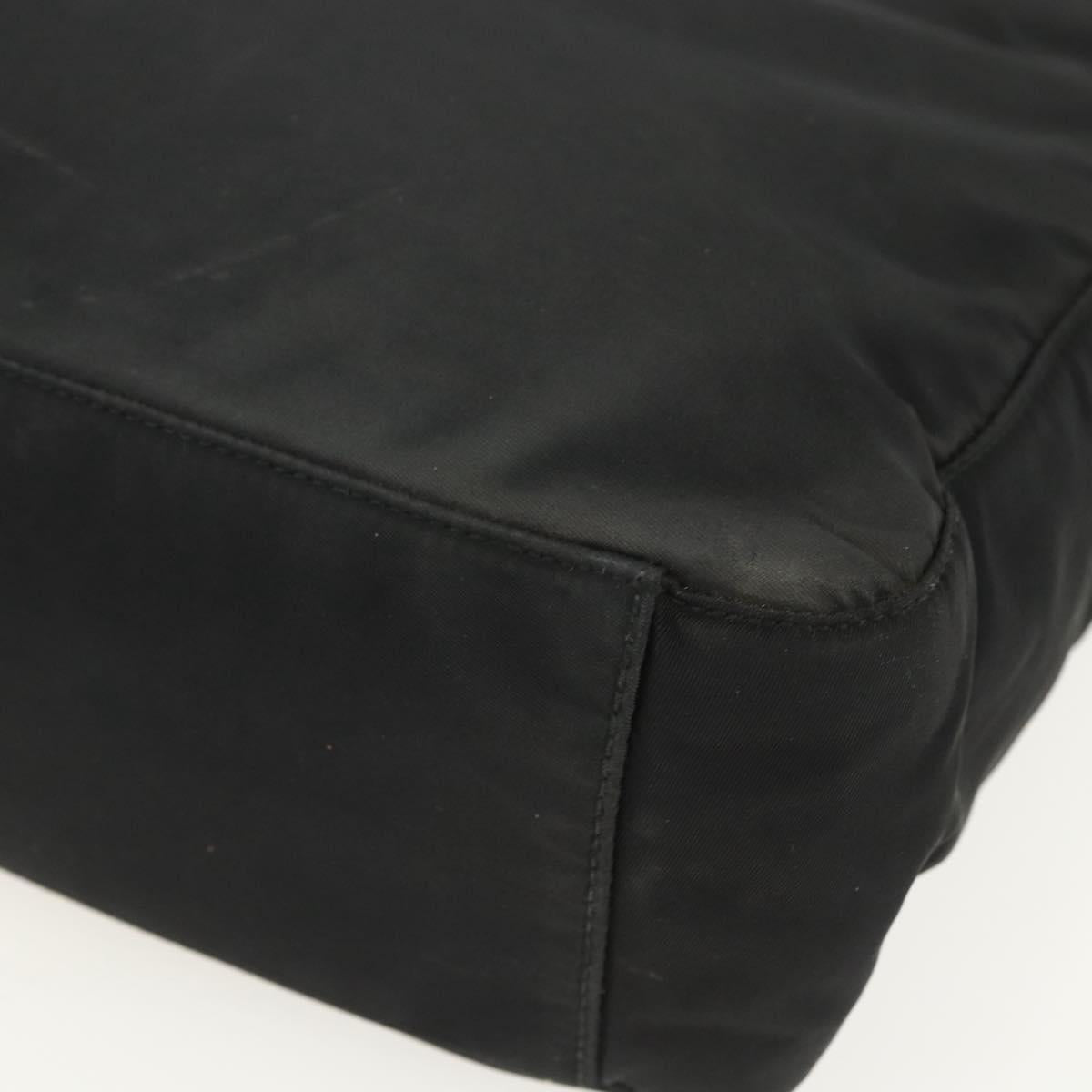 PRADA Tote Bag Nylon Black Auth 155212