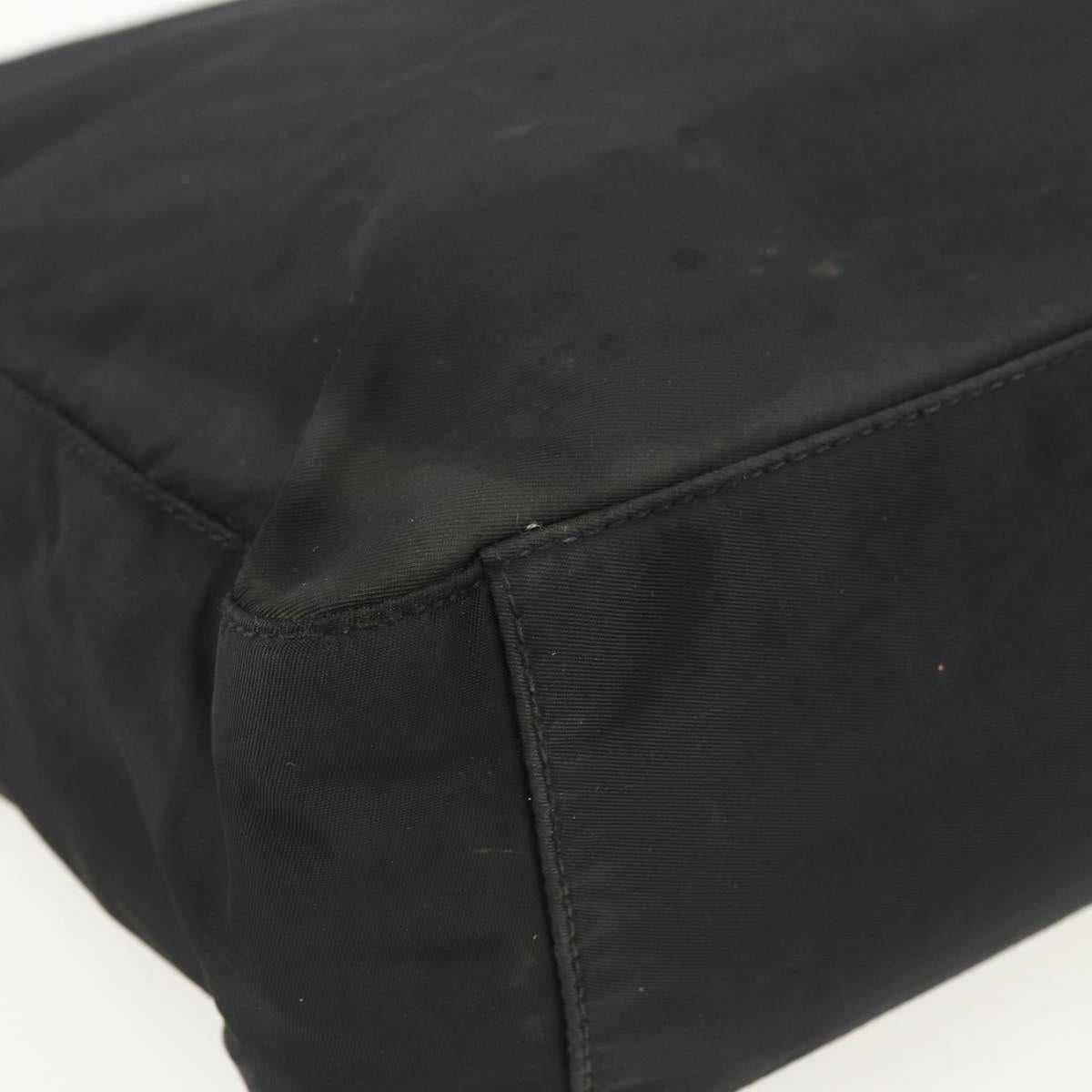 PRADA Tote Bag Nylon Black Auth 155212