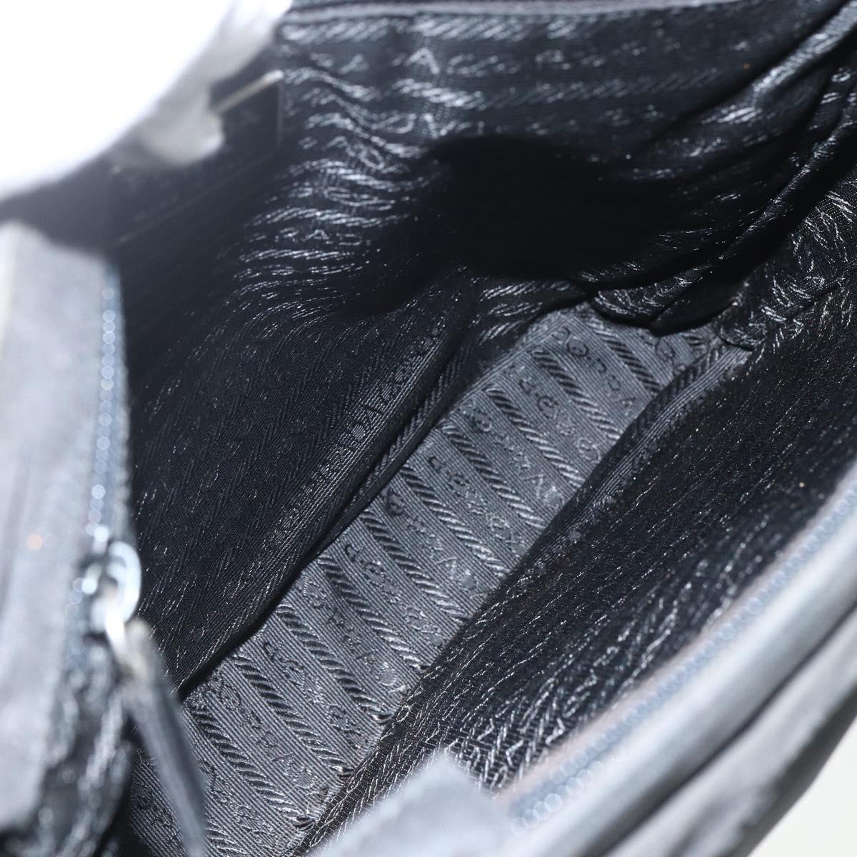 PRADA Tote Bag Nylon Black Auth 155212