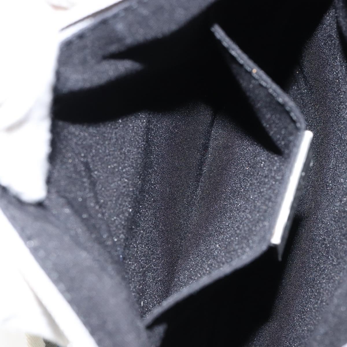 GUCCI GG Canvas Shoulder Bag Silver 147671 Auth 155220