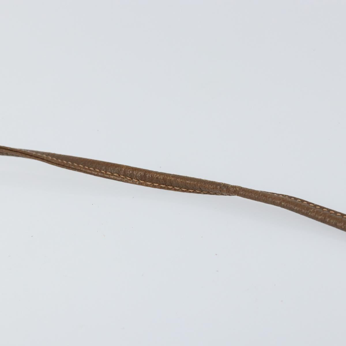 GUCCI GG Supreme Shoulder Bag PVC Beige Gold 97 02 068 Auth 155224