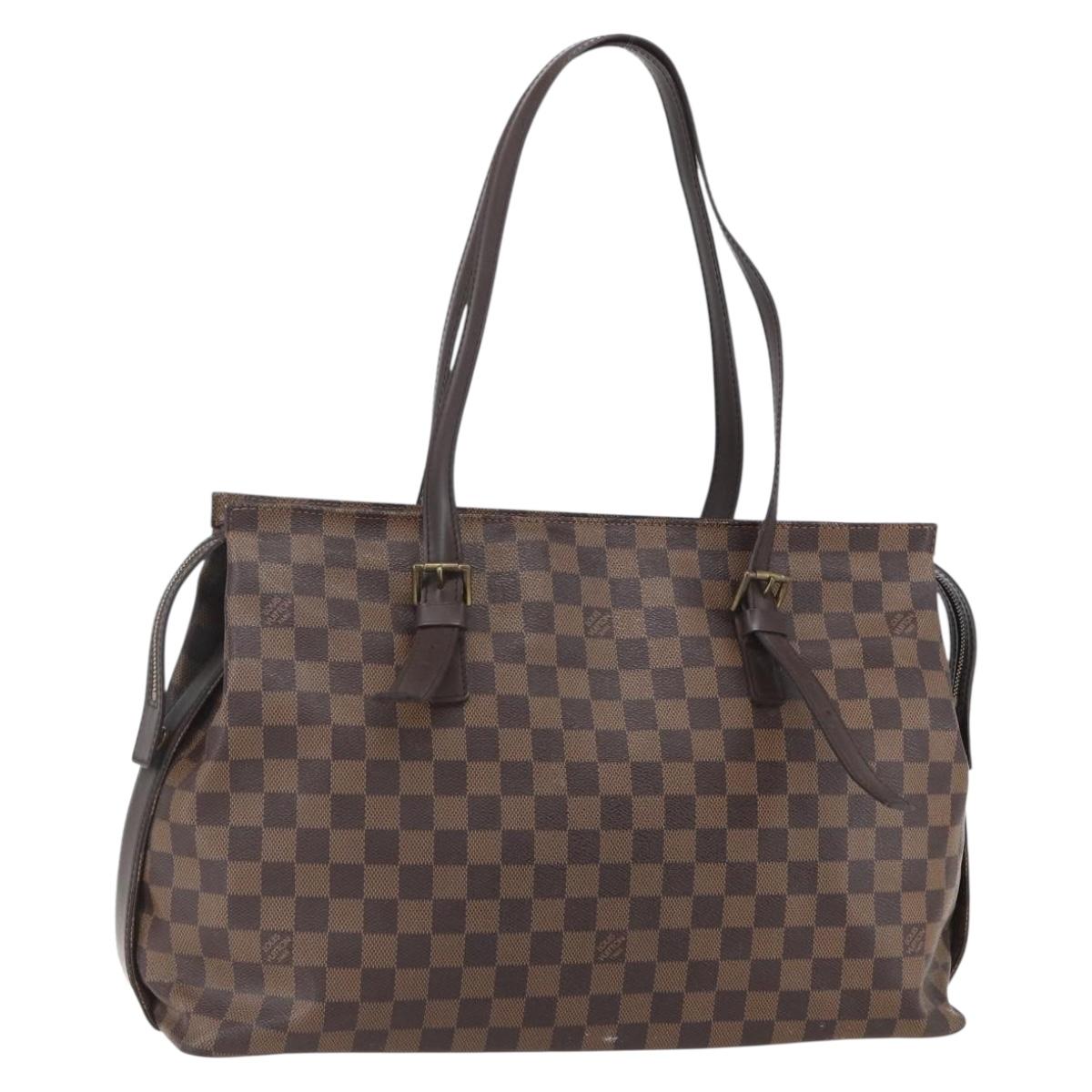 LOUIS VUITTON Damier Ebene Chelsea Tote Bag N51119 LV Auth 155238