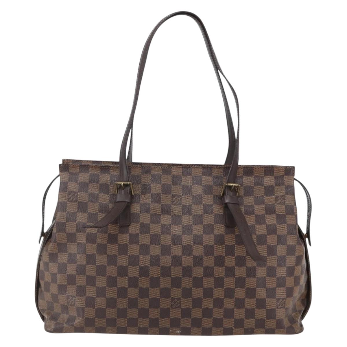 LOUIS VUITTON Damier Ebene Chelsea Tote Bag N51119 LV Auth 155238