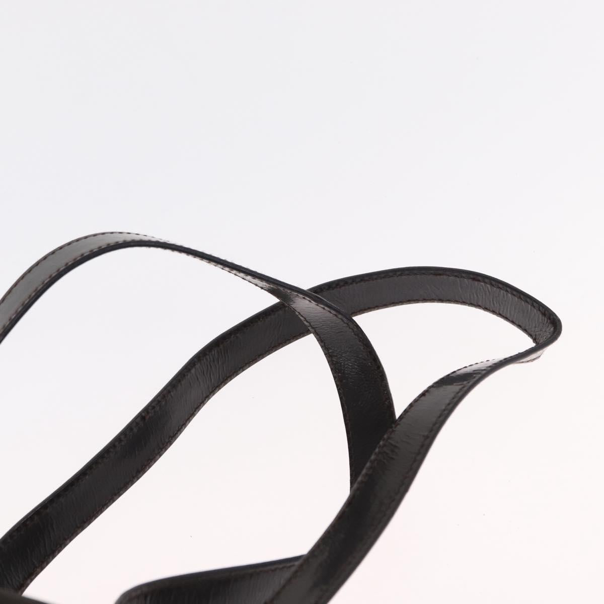 GUCCI Bamboo Mini Backpack Nylon Black Silver 003 1705 0030 Auth 155239