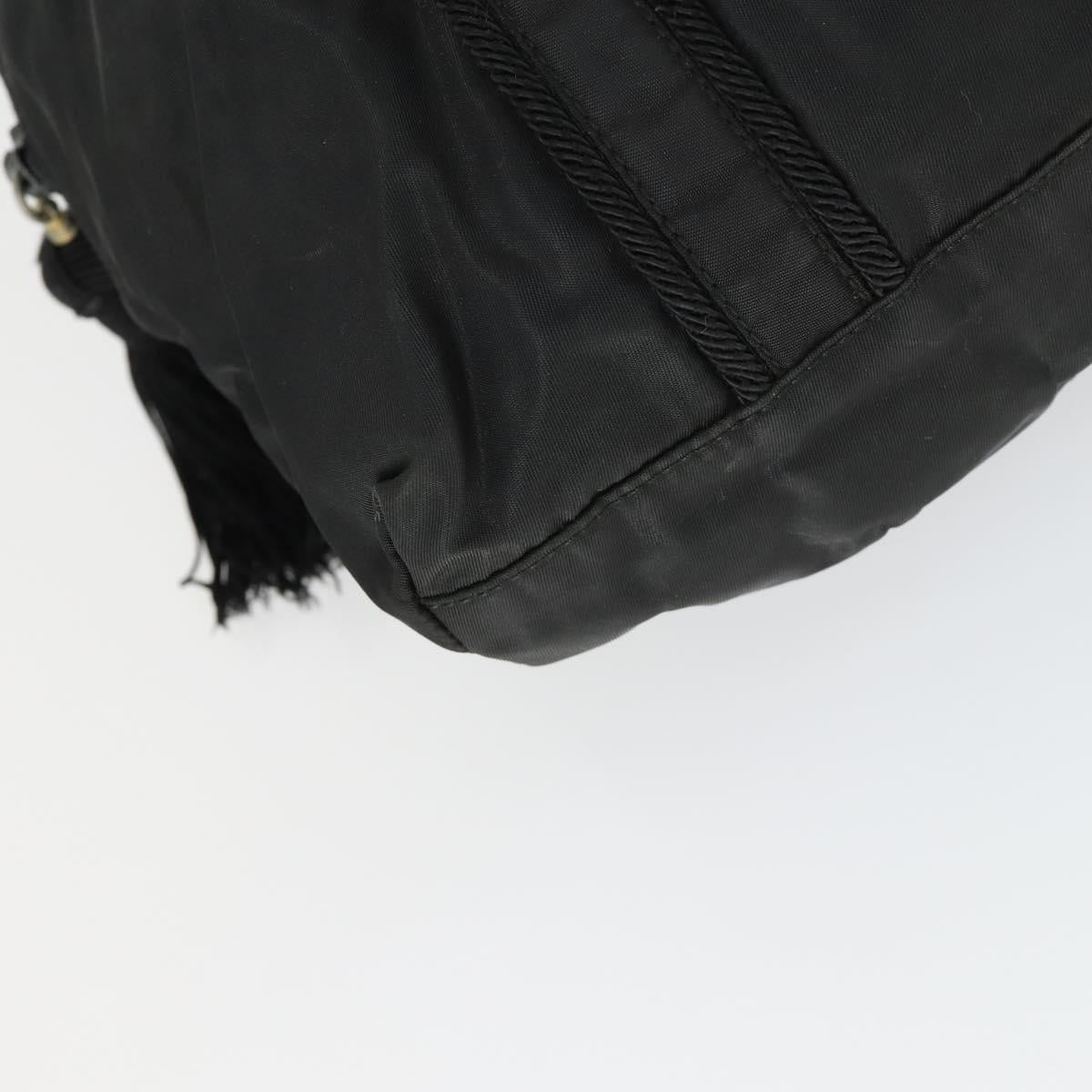 PRADA Bag Nylon 2 Set Black Auth 155249