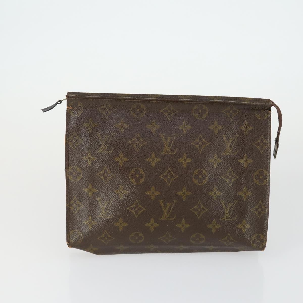 LOUIS VUITTON Monogram Clutch Bag 3 Set LV Auth 155252