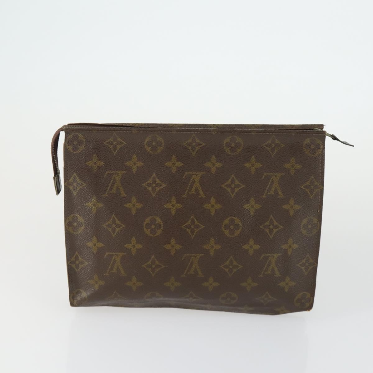 LOUIS VUITTON Monogram Clutch Bag 3 Set LV Auth 155252