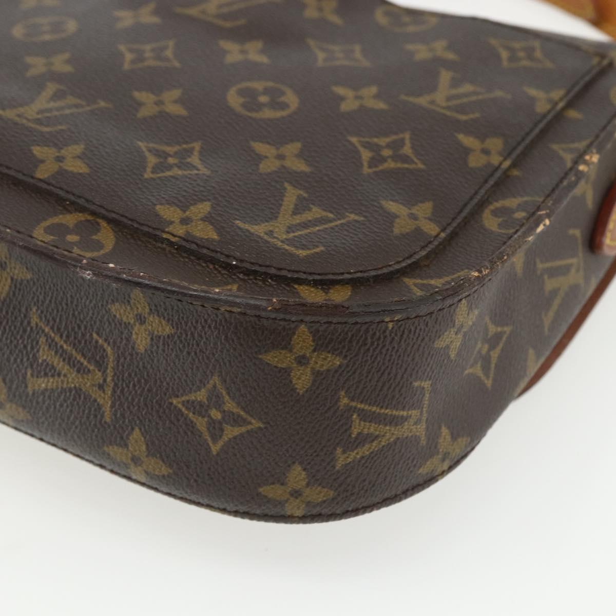 LOUIS VUITTON Monogram Saint Cloud GM Shoulder Bag M51242 LV Auth 155260