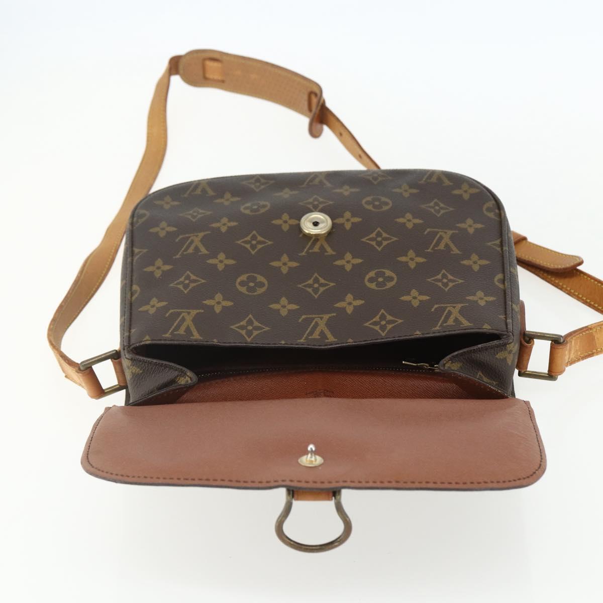 LOUIS VUITTON Monogram Saint Cloud GM Shoulder Bag M51242 LV Auth 155260
