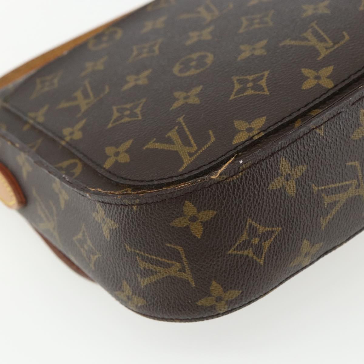LOUIS VUITTON Monogram Saint Cloud GM Shoulder Bag M51242 LV Auth 155261