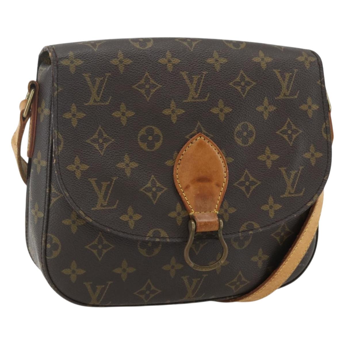 LOUIS VUITTON Monogram Saint Cloud GM Shoulder Bag M51242 LV Auth 155261