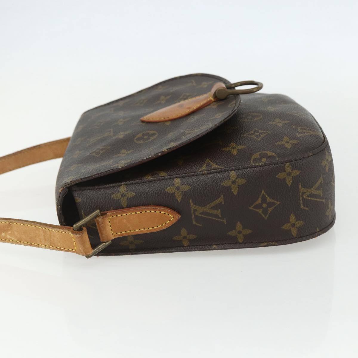 LOUIS VUITTON Monogram Saint Cloud GM Shoulder Bag M51242 LV Auth 155261