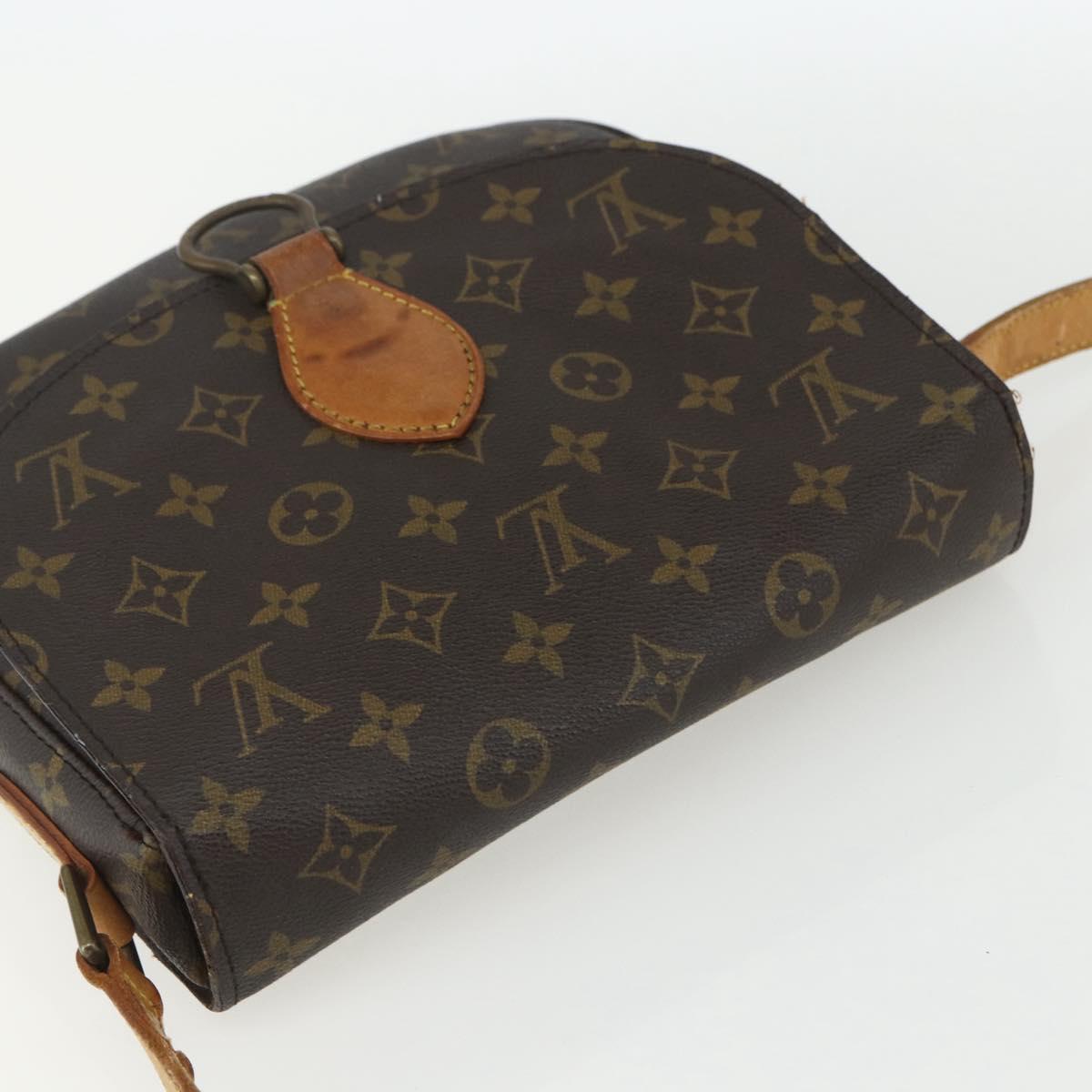 LOUIS VUITTON Monogram Saint Cloud GM Shoulder Bag M51242 LV Auth 155261