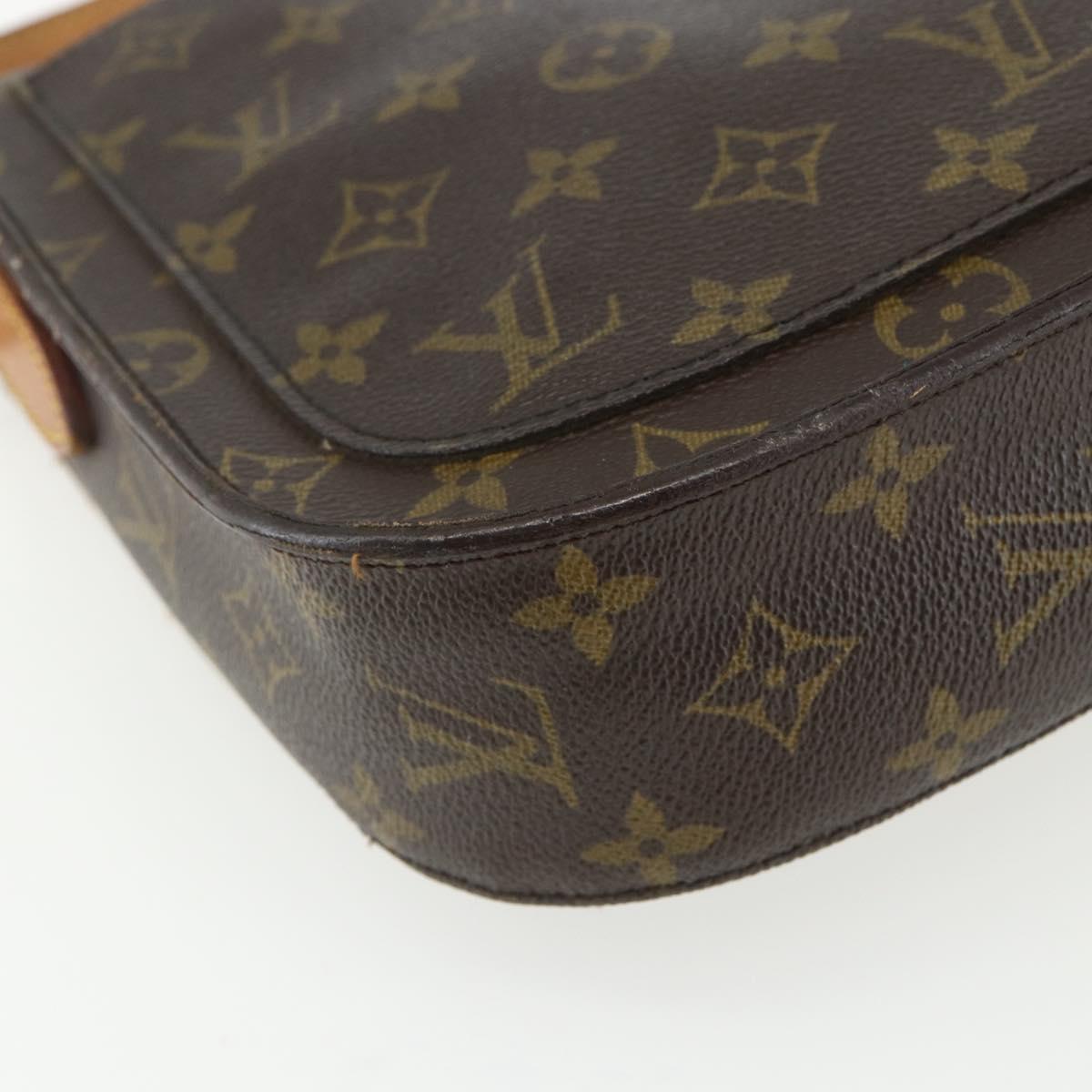 LOUIS VUITTON Monogram Saint Cloud GM Shoulder Bag M51242 LV Auth 155262