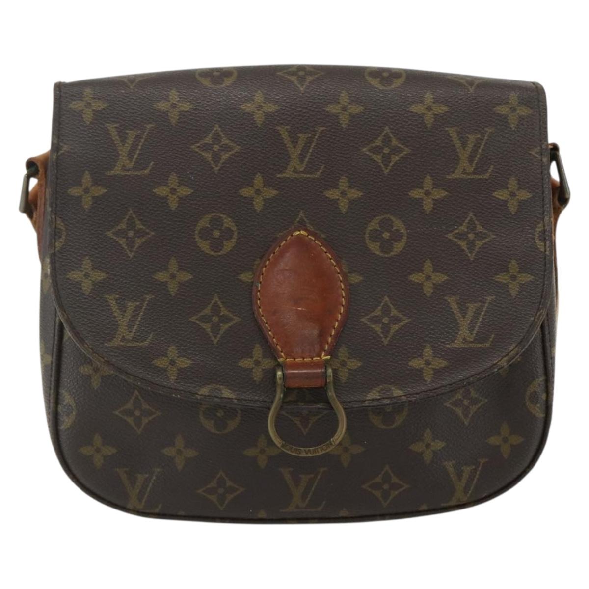 LOUIS VUITTON Monogram Saint Cloud GM Shoulder Bag M51242 LV Auth 155262