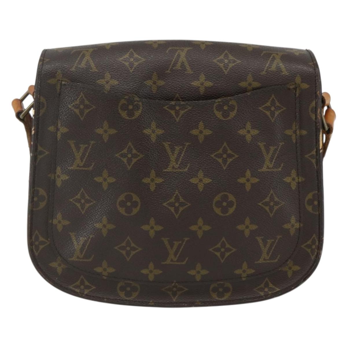 LOUIS VUITTON Monogram Saint Cloud GM Shoulder Bag M51242 LV Auth 155262