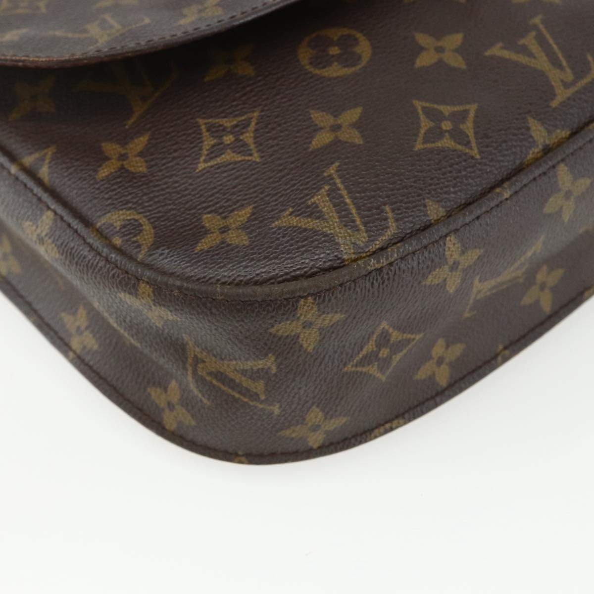 LOUIS VUITTON Monogram Saint Cloud GM Shoulder Bag M51242 LV Auth 155263
